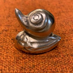 Mid Century Duck Figurine, Vintage Brass Retro Boho - Charming Collectible Decor