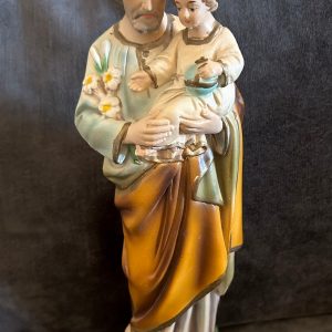 Vintage, Saint Joseph and child religious statue