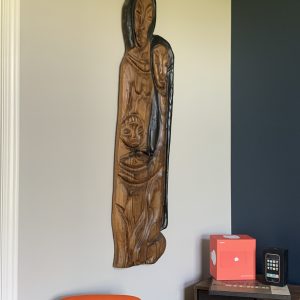 Original Carved Wall Art by Witco - "Family Trio"