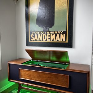 Restored 1967 General Electric Stereo Console, Modern Sound with Vintage Style